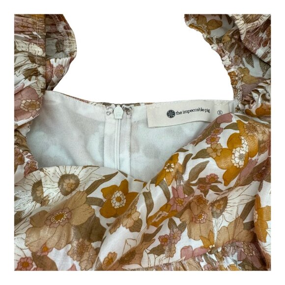 The Impeccable Pig Floral blouse size small - Picture 6 of 14